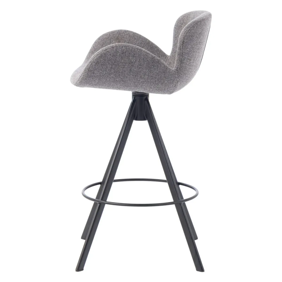 Sgabello Alto-Set di 2 sedie per isola centrale con schienale (seduta 65cm) Pema