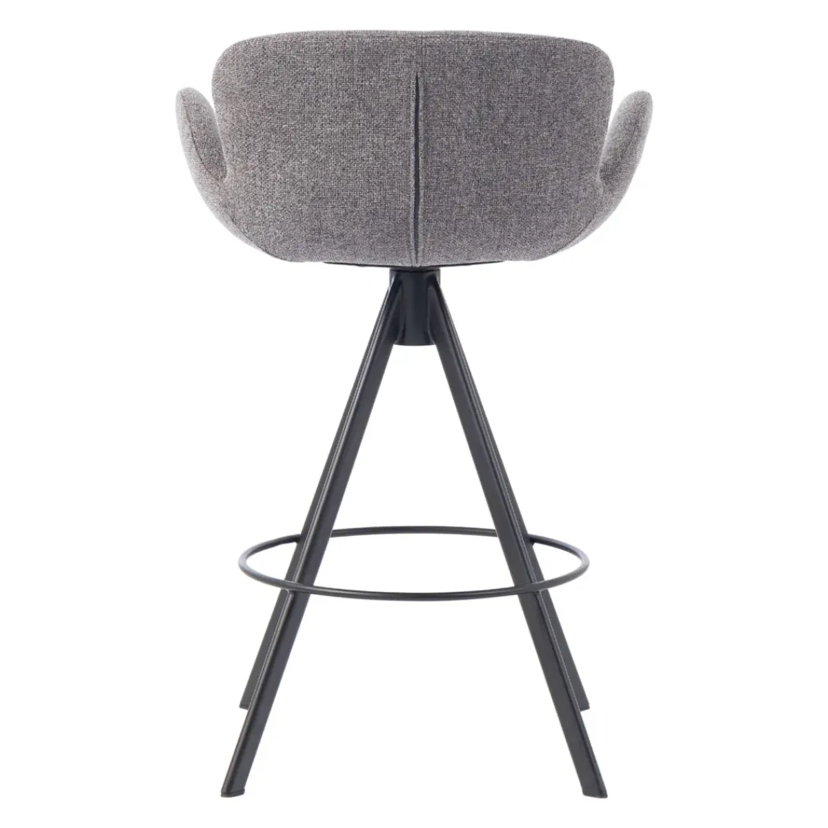Sgabello Alto-Set di 2 sedie per isola centrale con schienale (seduta 65cm) Pema
