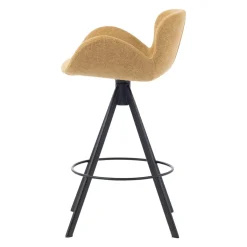 Sgabello Alto-Set di 2 sedie per isola centrale con schienale (seduta 65cm) Pema Miele