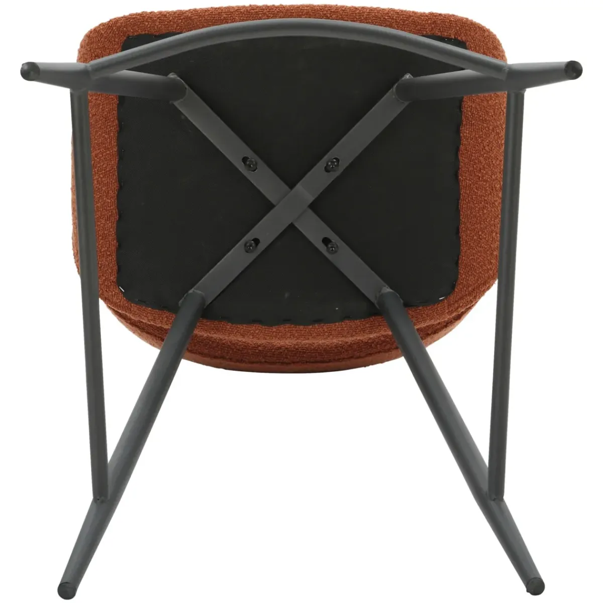 Sgabello Alto-Set di 2 sedie per isola centrale con schienale in bouclé (seduta 65cm) Soho