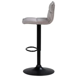 Sgabello Alto-Set di 2 sgabelli da bar girevoli con schienale regolabile in altezza (seduta da 63 a 84 cm) Carly