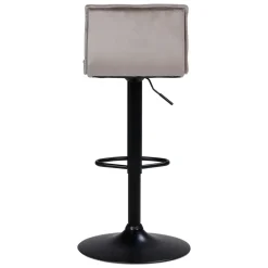 Sgabello Alto-Set di 2 sgabelli da bar girevoli con schienale regolabile in altezza (seduta da 63 a 84 cm) Carly