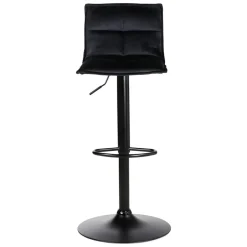 Sgabello Alto-Set di 2 sgabelli da bar girevoli con schienale regolabile in altezza (seduta da 63 a 84 cm) Carly
