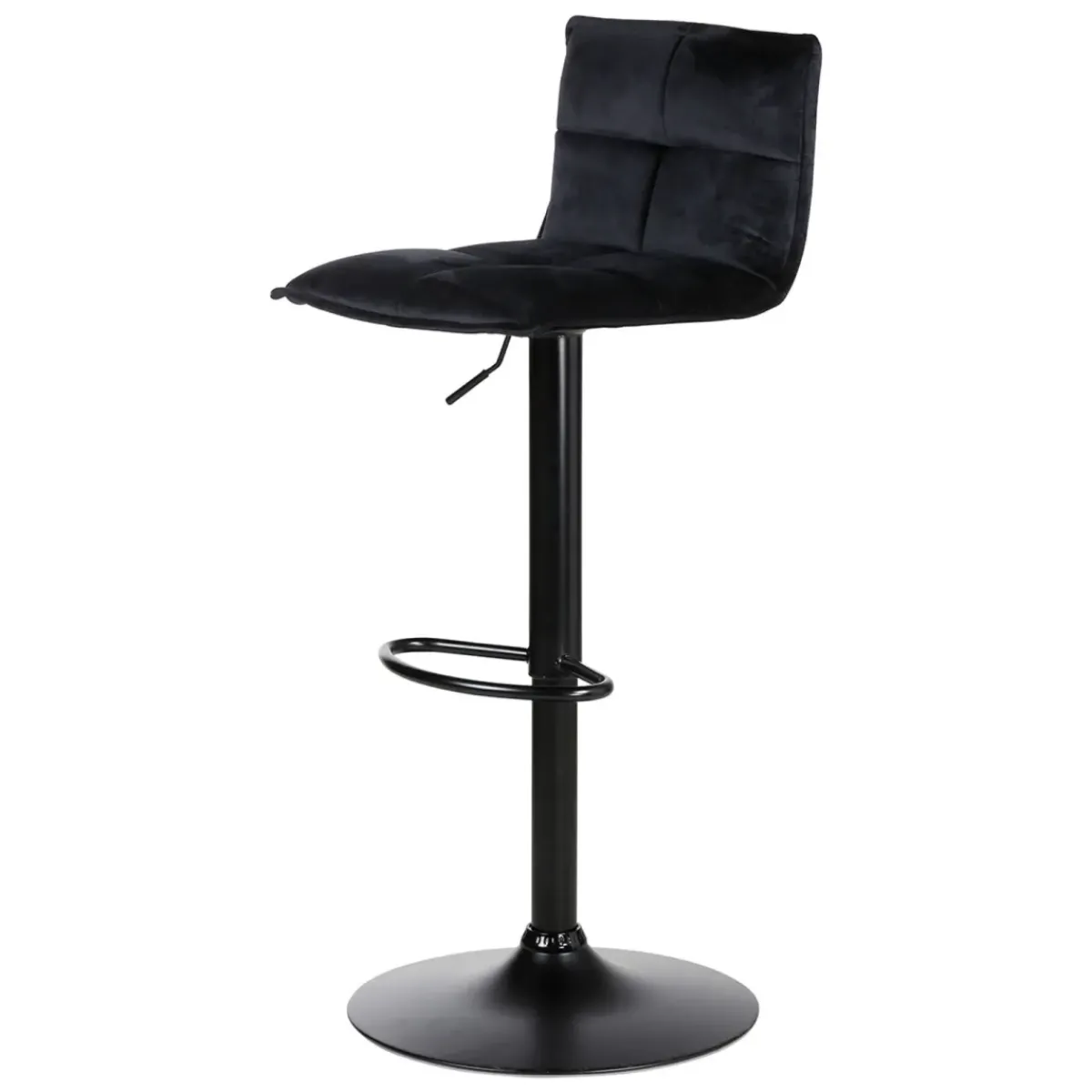 Sgabello Alto-Set di 2 sgabelli da bar girevoli con schienale regolabile in altezza (seduta da 63 a 84 cm) Carly