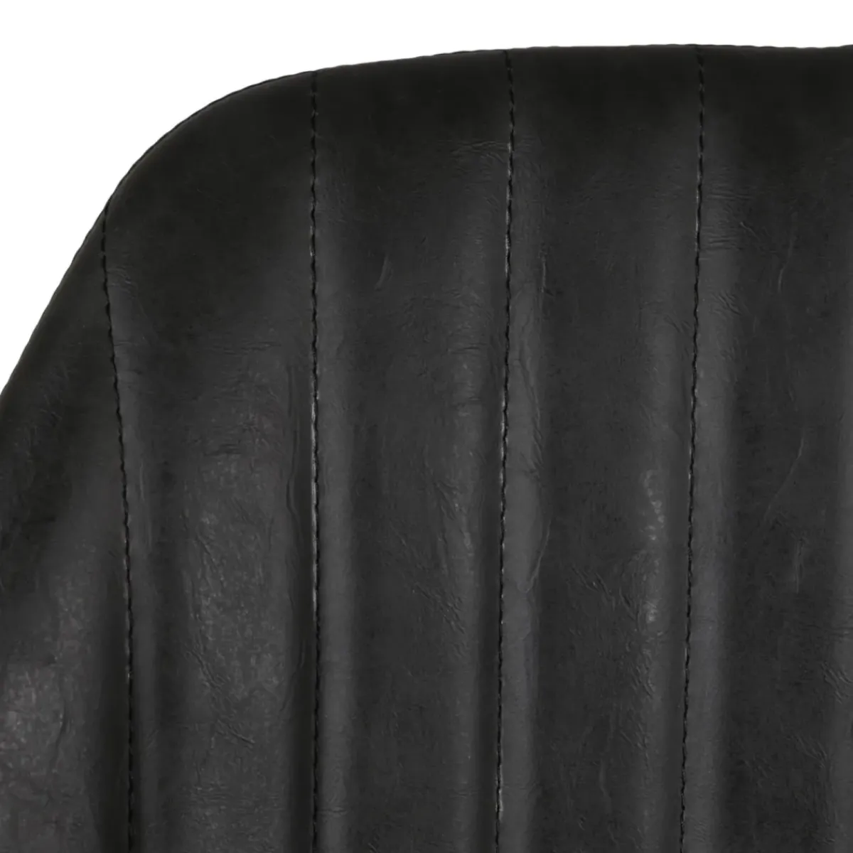 Sgabello Alto-Set di 2 sgabelli per isola centrale girevoli con schienale in similpelle (Altezza seduta 65cm) Zila
