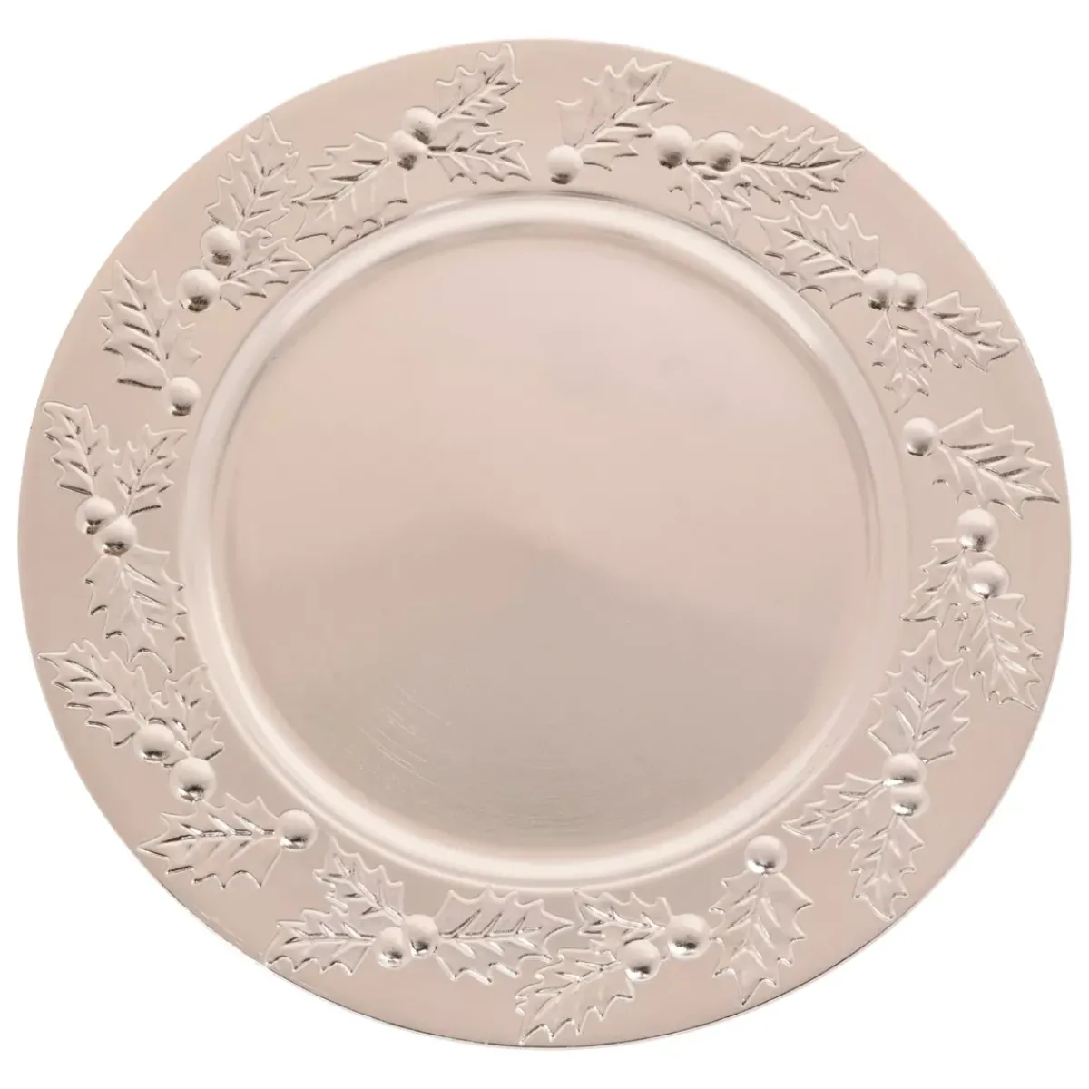 JJA Stoviglie Natalizie-Set di 12 sottopiatti Agrifoglio Natalizio