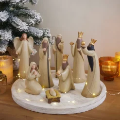 KAEMINGK Statuine Presepe-Set di 8 statuine (Altezza 20 cm) di Giulietta