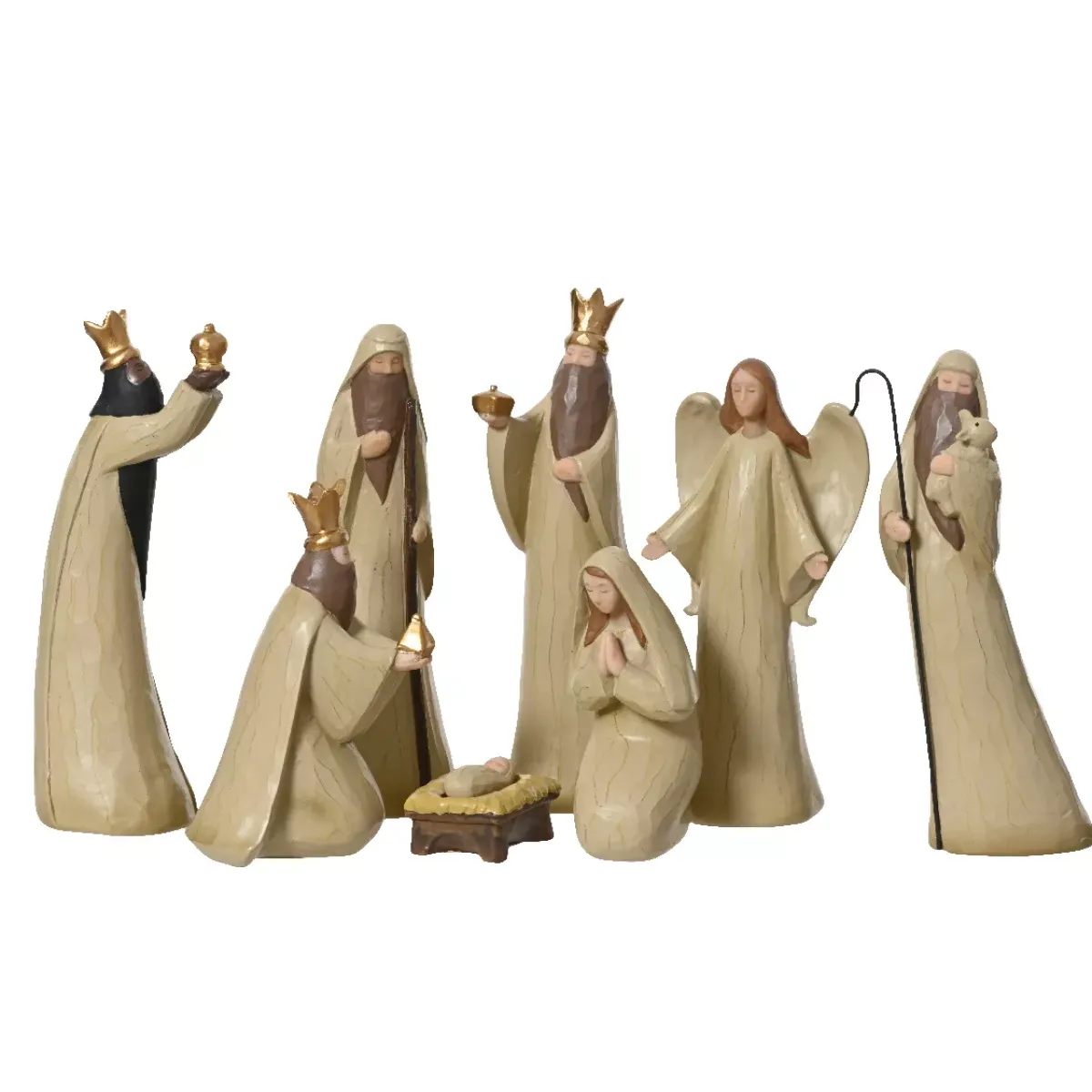 KAEMINGK Statuine Presepe-Set di 8 statuine (Altezza 20 cm) di Giulietta
