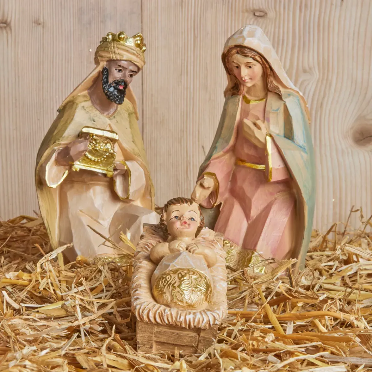 KAEMINGK Statuine Presepe-Set di 8 statuine (Altezza 9 cm) di Gioia