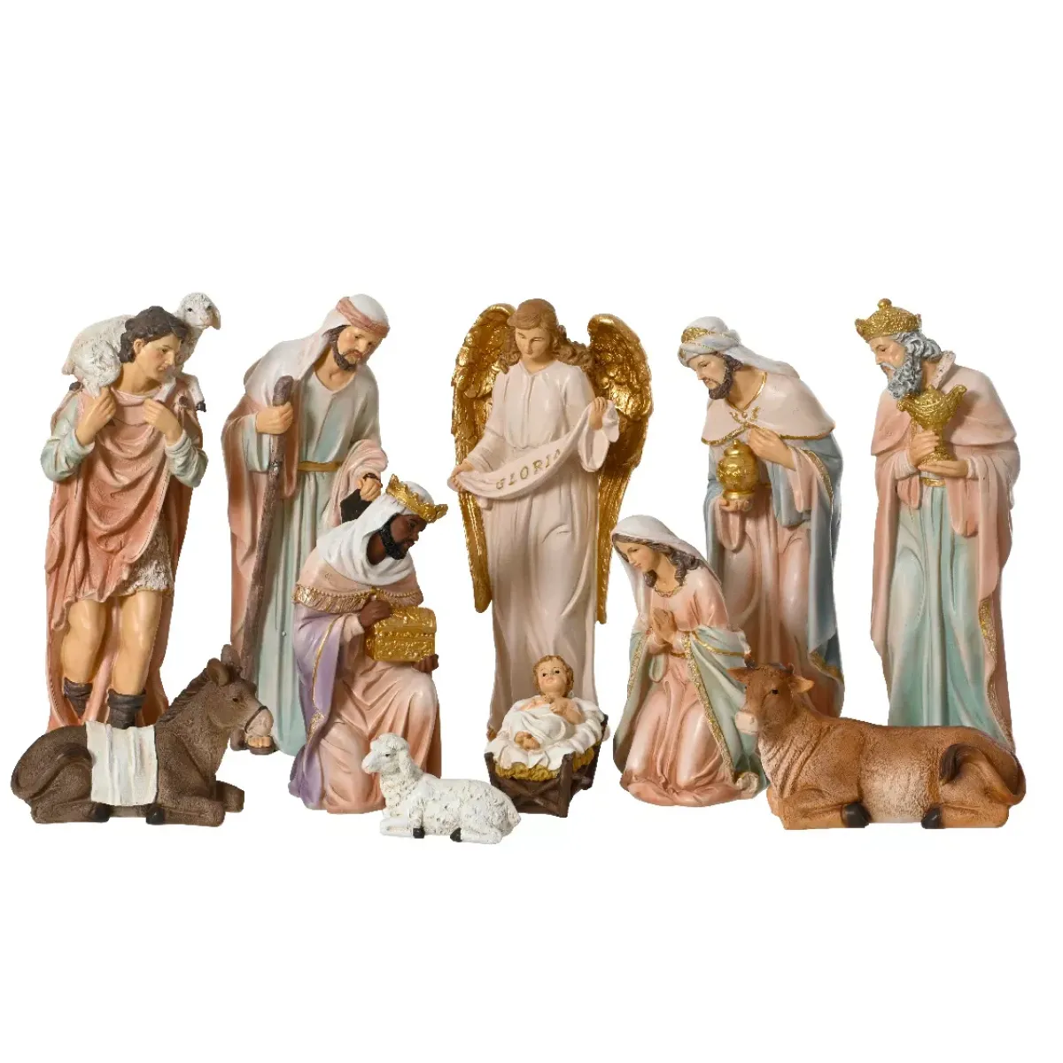 KAEMINGK Statuine Presepe-Set di 11 statuine (Altezza 30 cm) di Jeanne