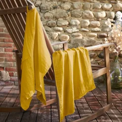 EMINZA Accessori Cucina-Set di 2 strofinacci garza di cotone (70 cm) Gaïa