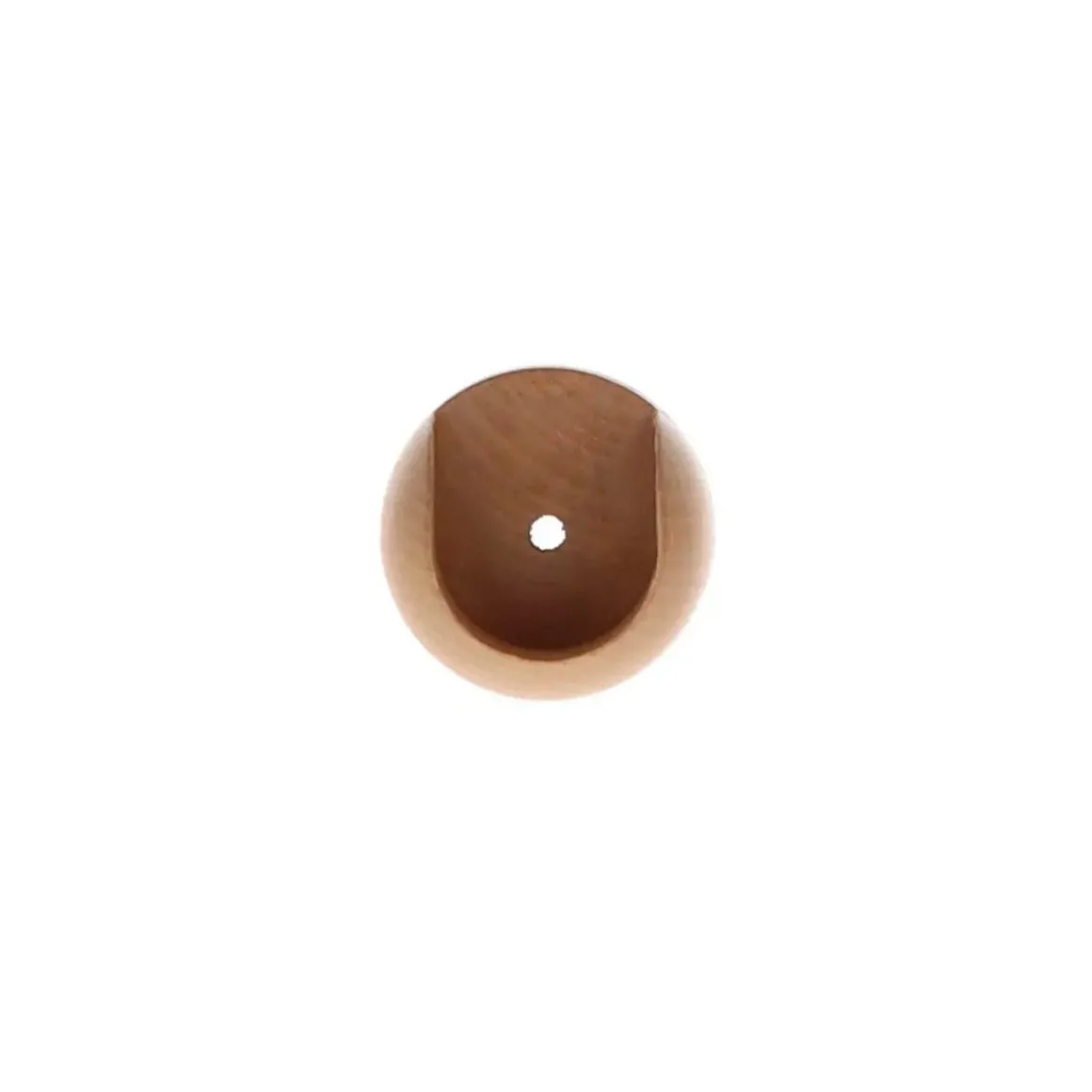 Set di 2 supporti per asta tenda in legno (D28 mm) Nils Beige Verniciato