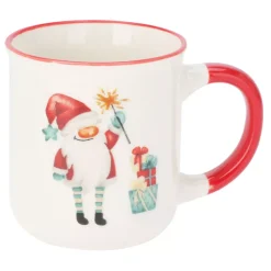 KOOPMAN Stoviglie Natalizie-Set di 4 Tazze di Natale Dolce Natale
