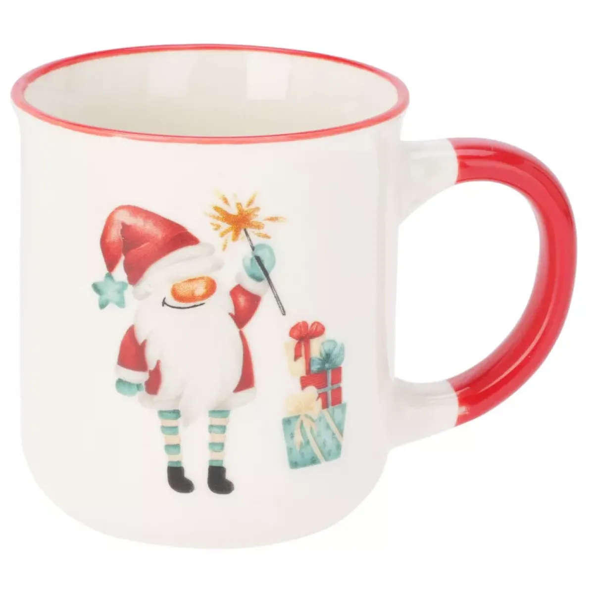KOOPMAN Stoviglie Natalizie-Set di 4 Tazze di Natale Dolce Natale