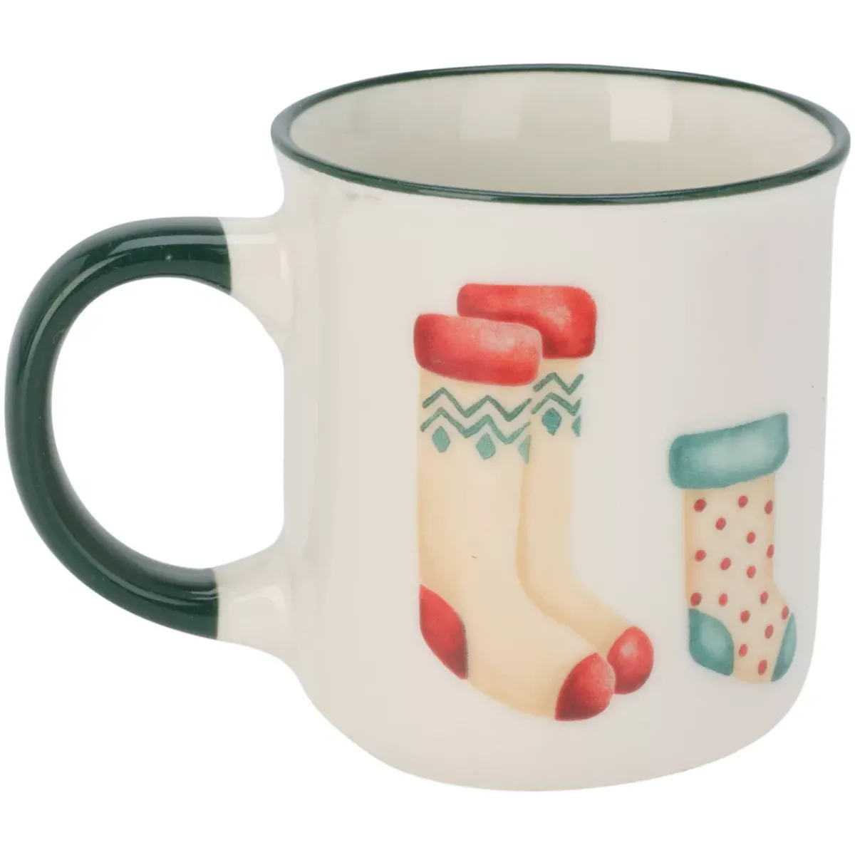 KOOPMAN Stoviglie Natalizie-Set di 4 Tazze di Natale Dolce Natale