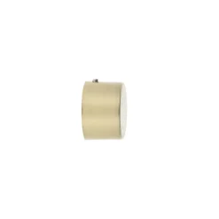 Set di 2 terminali per asta in metallo (D28 mm) Tappo Oro