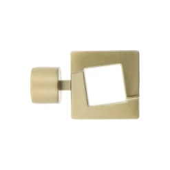 Set di 2 terminali per asta in metallo (D28 mm) Upper East Side Oro