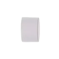 Set di 2 terminali per tenda (D28 mm) Bianco opaco