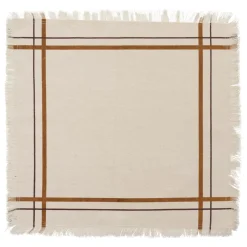 Set di 2 tovaglioli cotone (40 x 40 cm) Ray Beige