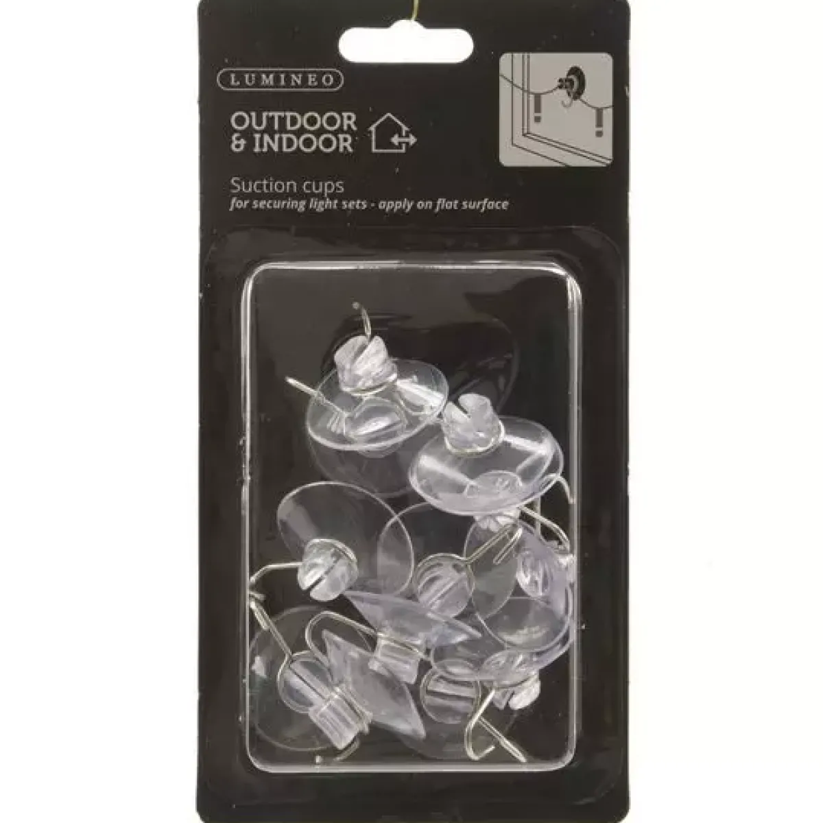 KAEMINGK Accessori Elettrici-Set di 12 ventose grande formato
