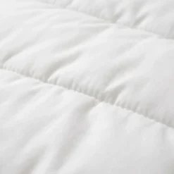 Set Piumone caldo antiacari (140 x 200 cm) + 1 Cuscino (60 x 60 cm) Comète Bianco