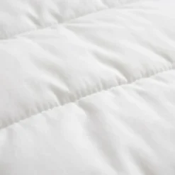 Set Piumone caldo antiacari (260 x 240 cm) + 2 Cuscini (60 x 60 cm) Comète Bianco