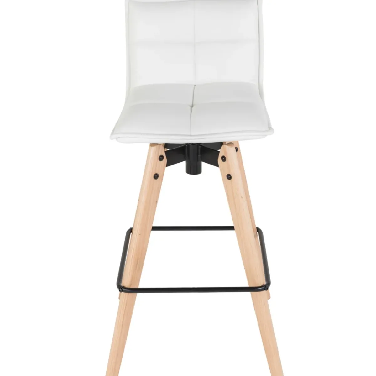 Sgabello Alto-Sgabello da bar girevole con schienale (Altezza seduta 75cm) Osla