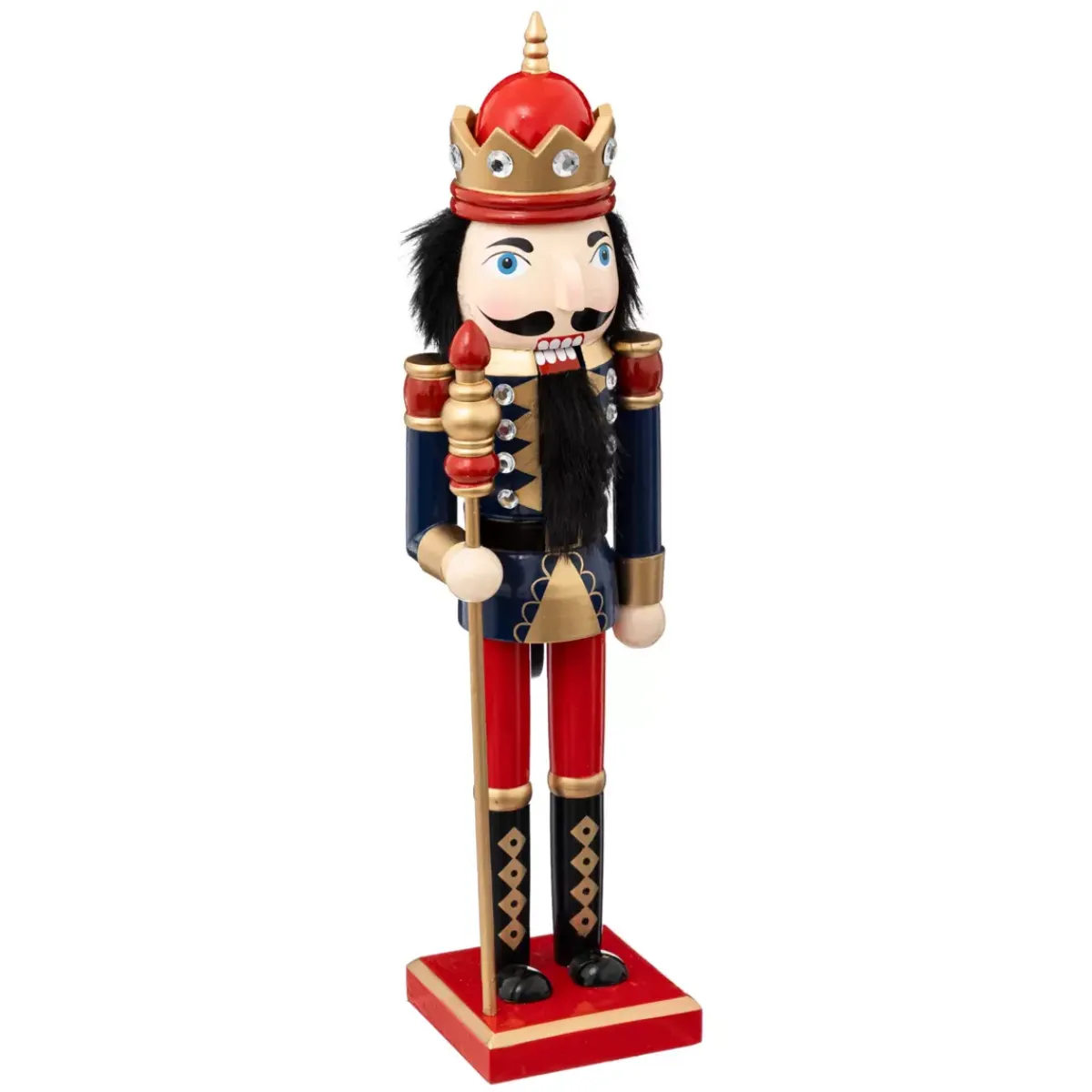 Feeric Lights & Christmas Babbo Natale Animali E Personaggi-Soldato in legno James Alt.38 cm