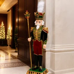 EMINZA Babbo Natale Animali E Personaggi-Soldato schiaccianoci Edwin H178 cm