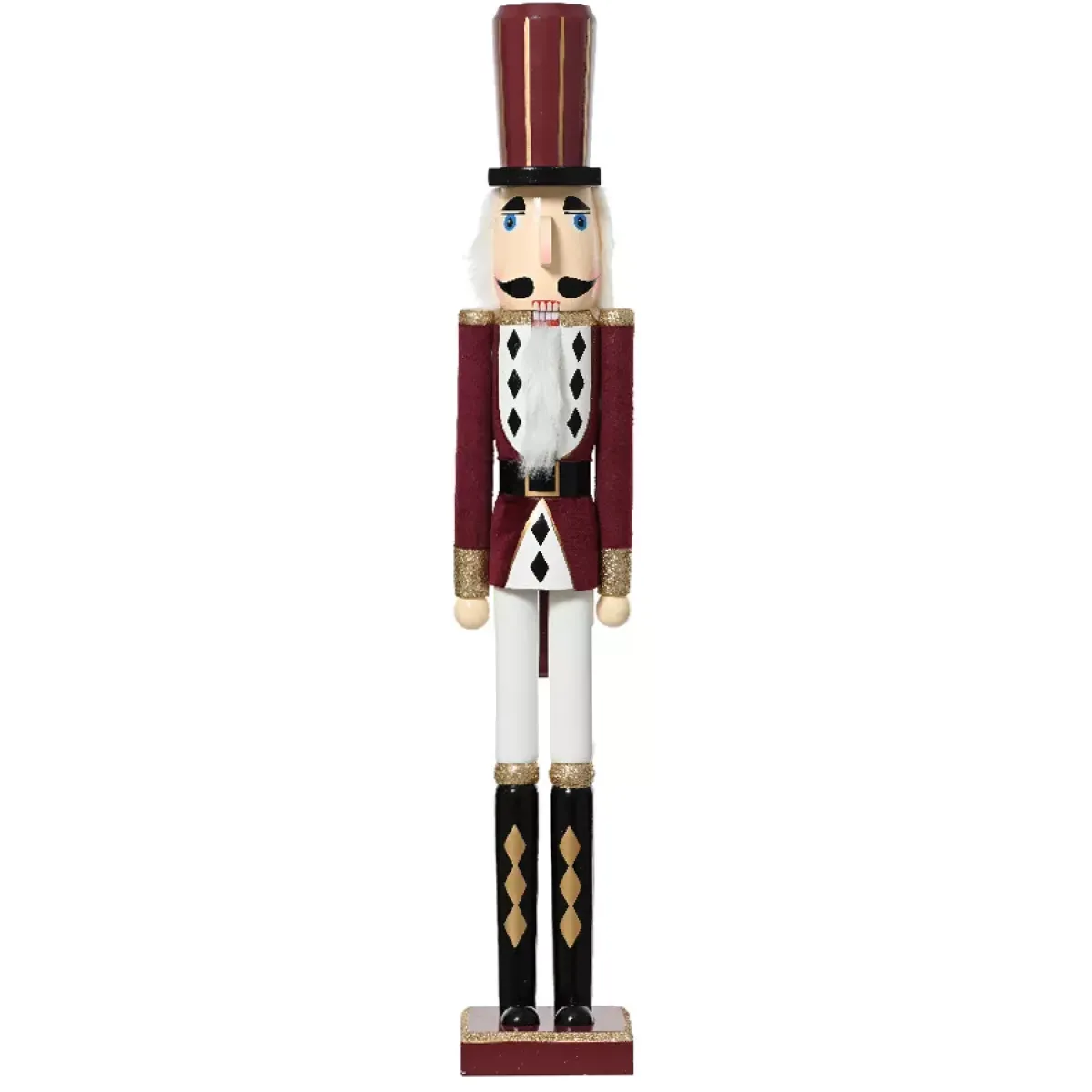 KAEMINGK Babbo Natale Animali E Personaggi-Soldato Schiaccianoci in legno (H76 cm) Gustave Vino