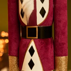 KAEMINGK Babbo Natale Animali E Personaggi-Soldato Schiaccianoci in legno (H76 cm) Gustave Vino