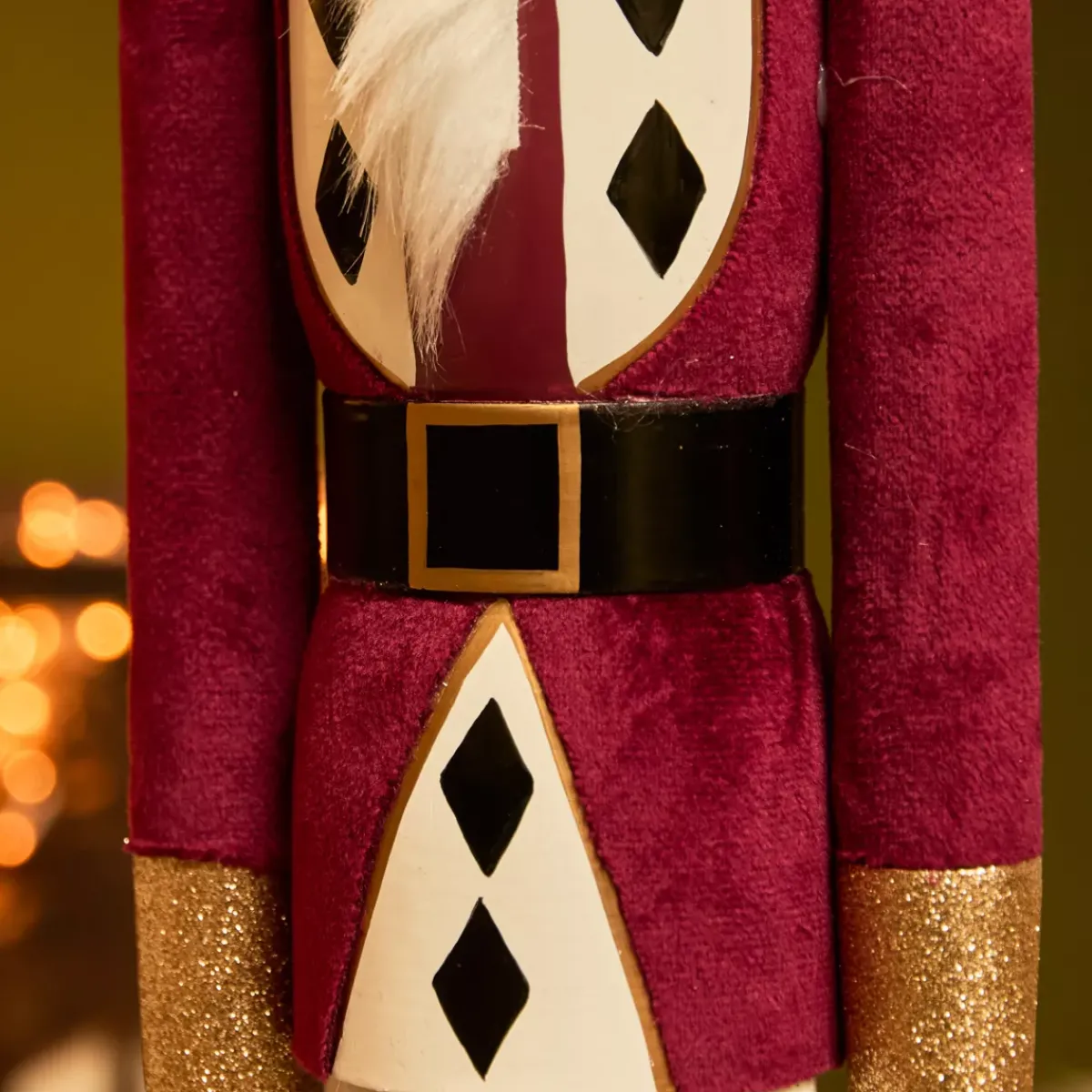 KAEMINGK Babbo Natale Animali E Personaggi-Soldato Schiaccianoci in legno (H76 cm) Gustave Vino
