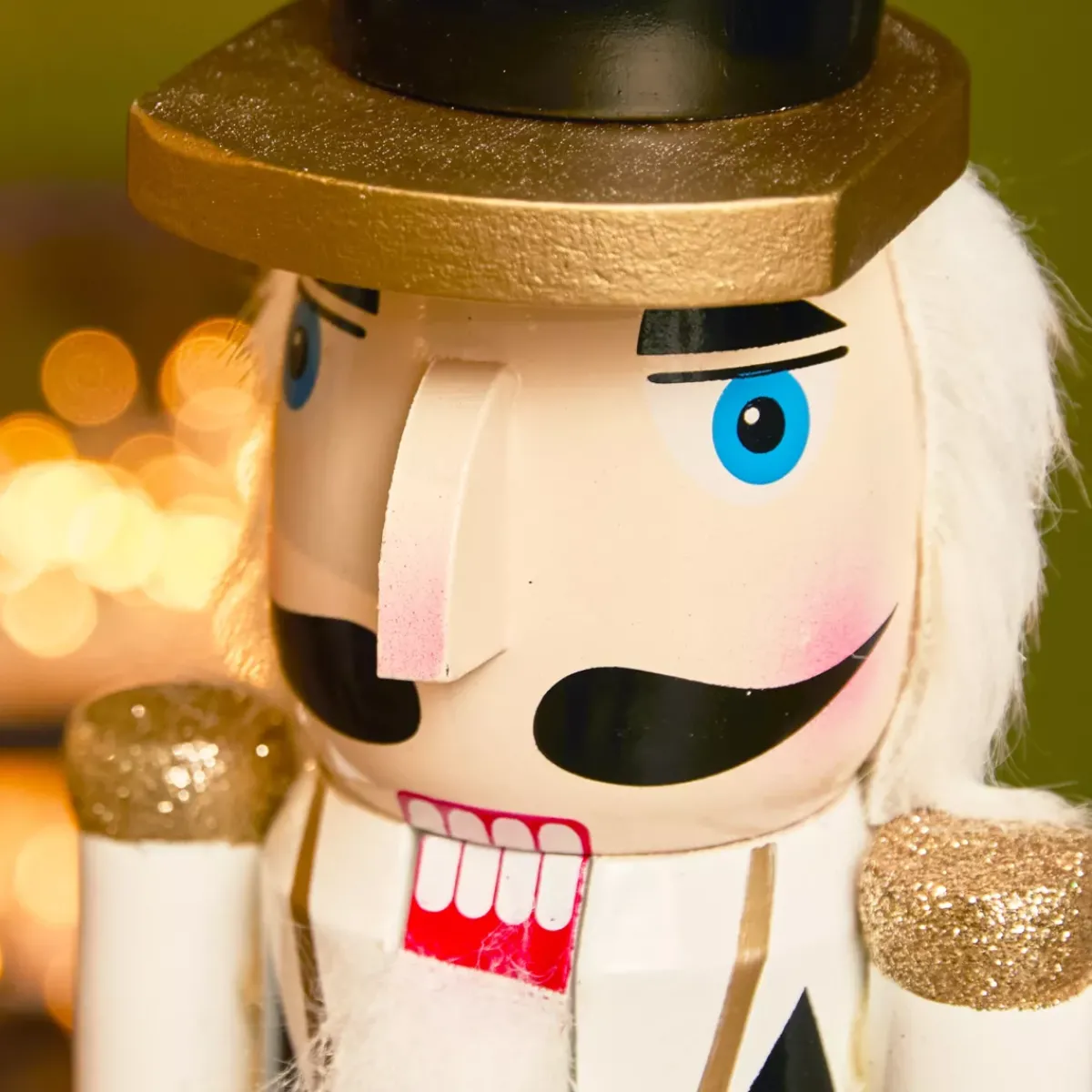 KAEMINGK Babbo Natale Animali E Personaggi-Soldato Schiaccianoci in legno (H50 cm) Gaby e il suo tamburo Imperiale