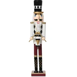 KAEMINGK Babbo Natale Animali E Personaggi-Soldato Schiaccianoci in legno (H50 cm) Gaby e il suo tamburo Imperiale