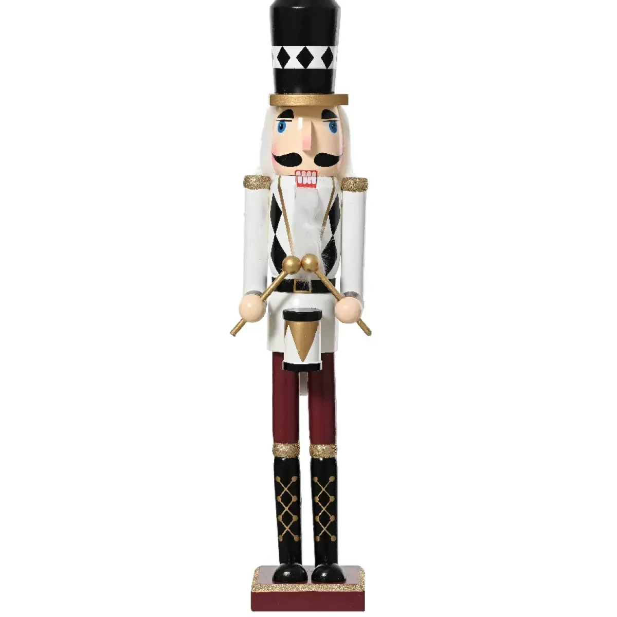 KAEMINGK Babbo Natale Animali E Personaggi-Soldato Schiaccianoci in legno (H50 cm) Gaby e il suo tamburo Imperiale