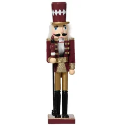 KAEMINGK Babbo Natale Animali E Personaggi-Soldato Schiaccianoci in legno (H38 cm) Edouard Imperiale Vino