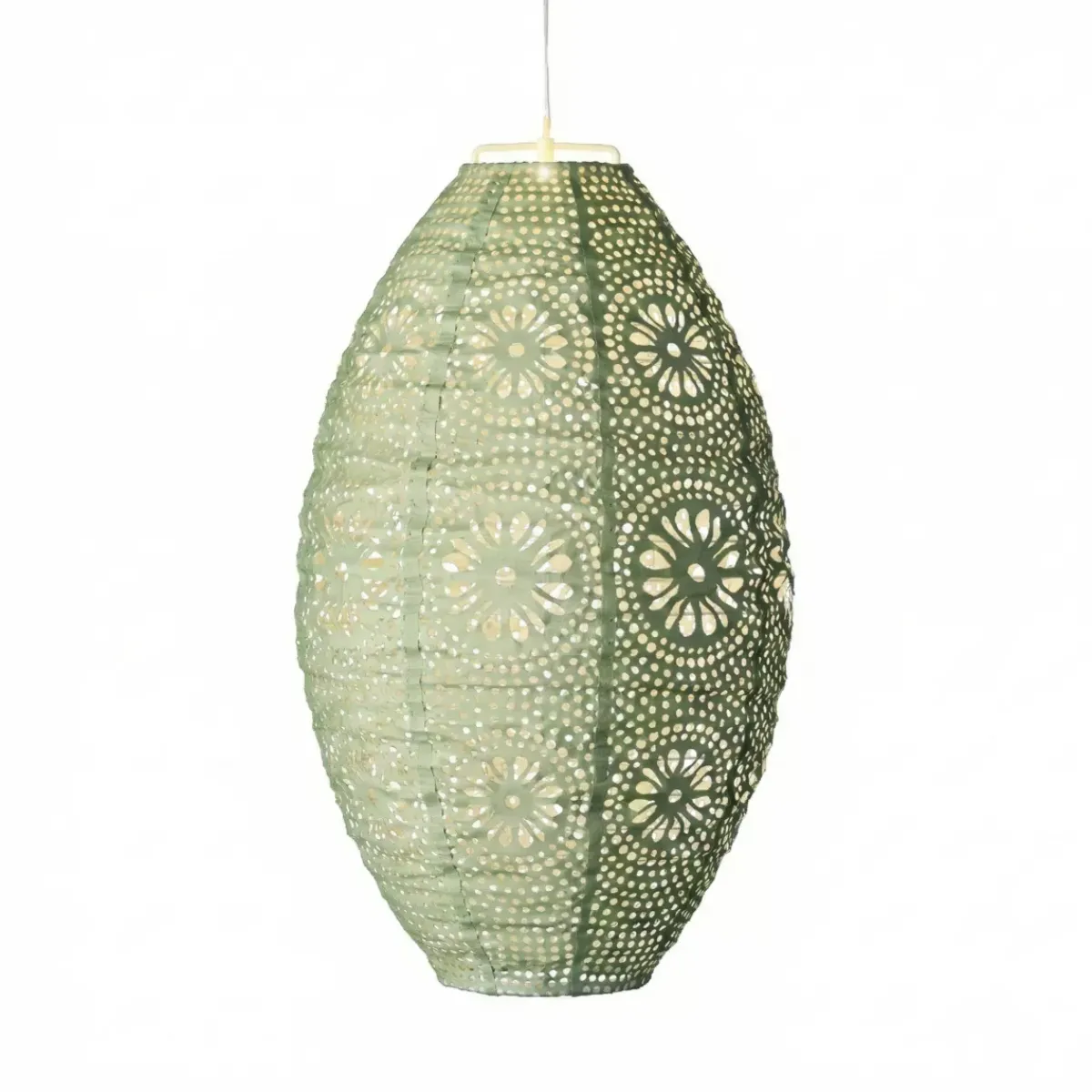 #N/A Luci Per Esterno-Sospensione da giardino solare (H38 cm) Lanterna traforata