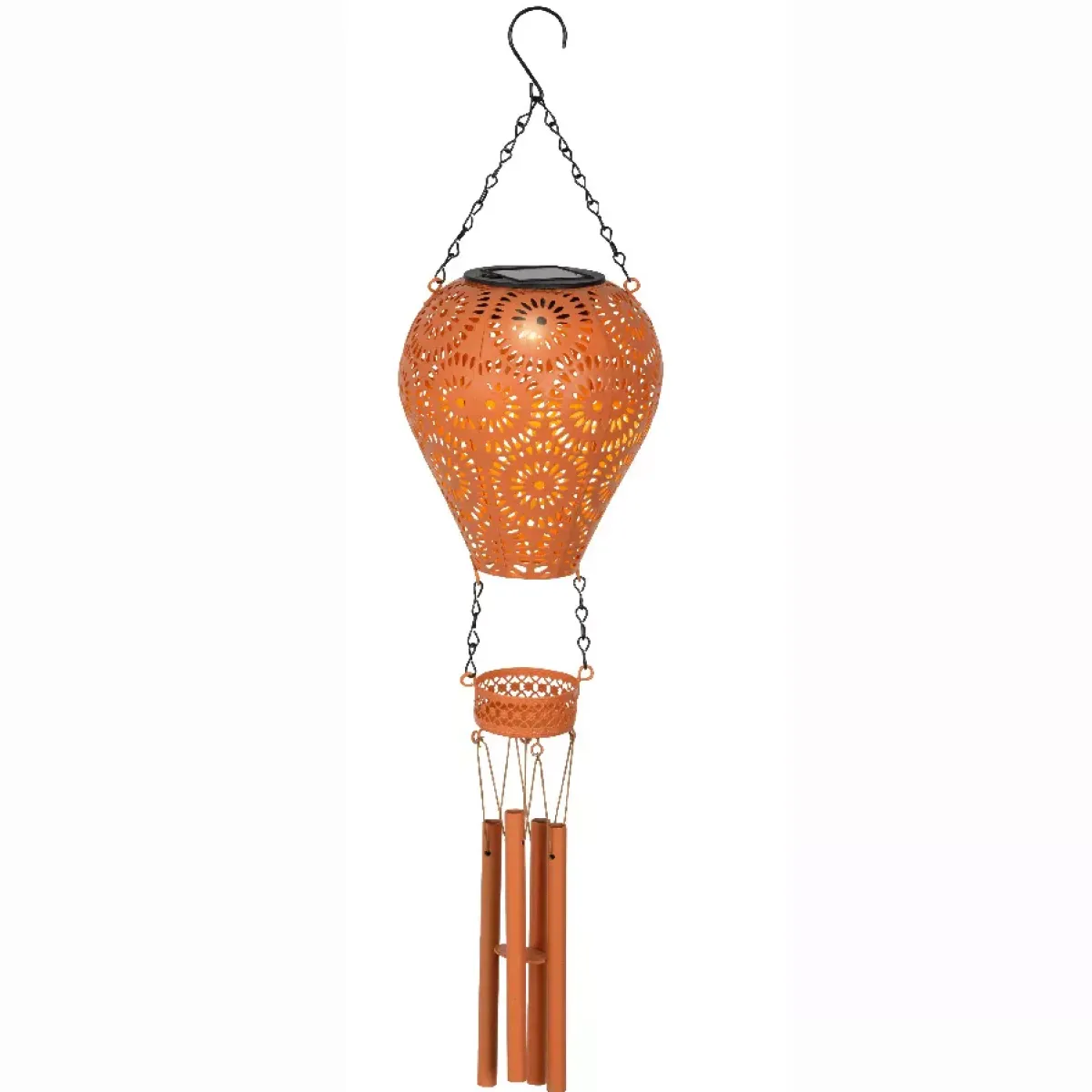 KAEMINGK Luci Per Esterno-Sospensione da giardino solare LED (H56 cm) Mongolfiera