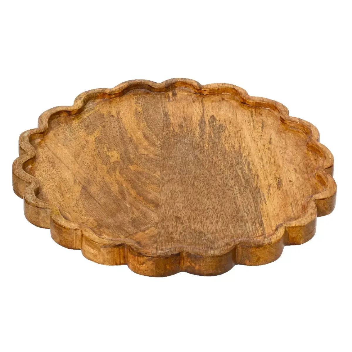 KAEMINGK Stoviglie Natalizie-Sottopiatto in di mango (D30 cm) Stile campagna Naturale