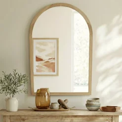 EMINZA Specchi-Specchio da parete con cornice in legno (90 cm) Yoaku