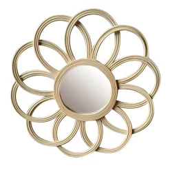 EMINZA Specchi-Specchio da parete in bambù (44,5 cm) Calenza