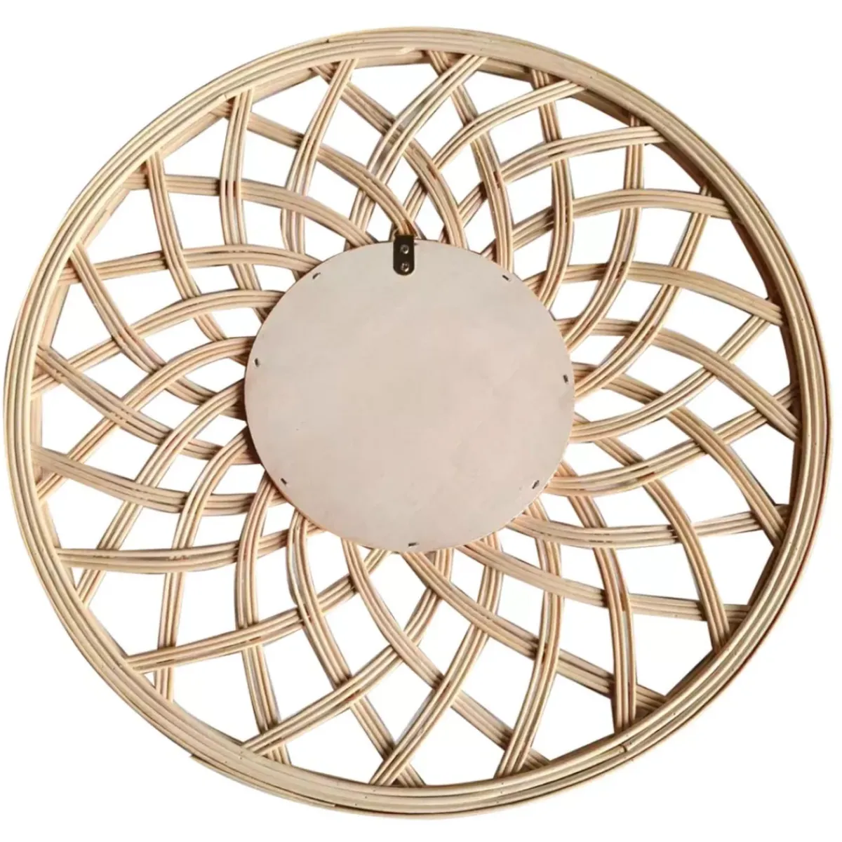 EMINZA Specchi-Specchio da parete in bambù (D44.5 cm) Orenna