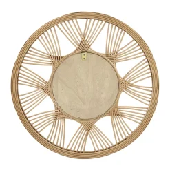 EMINZA Specchi-Specchio da parete rattan rotondo (D45 cm) Honiara