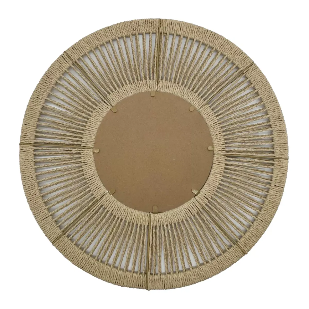 EMINZA Specchi-Specchio da parete rotondo in corda (D60 cm) Suva