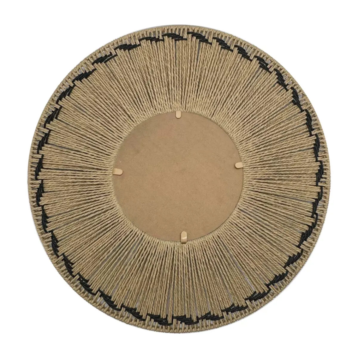 EMINZA Specchi-Specchio da parete rotondo in corda (D65 cm) Tuvalu
