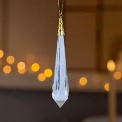 KAEMINGK Addobbi Natalizi-Stalattite da appendere (11 cm) diamante