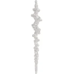 KAEMINGK Addobbi Natalizi-Stalattite da appendere (H25 cm) Ghiaccio glitterato
