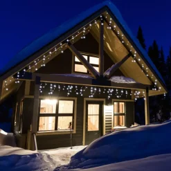 KAEMINGK Ghirlande Di Luci-Stalattite luminosa lung.5 m Bianco freddo 119 LED CN