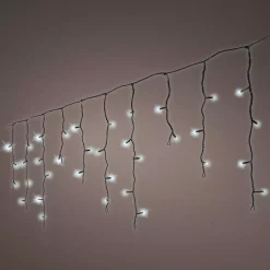 KAEMINGK Ghirlande Di Luci-Stalattite luminosa lung.5 m Bianco freddo 119 LED CN
