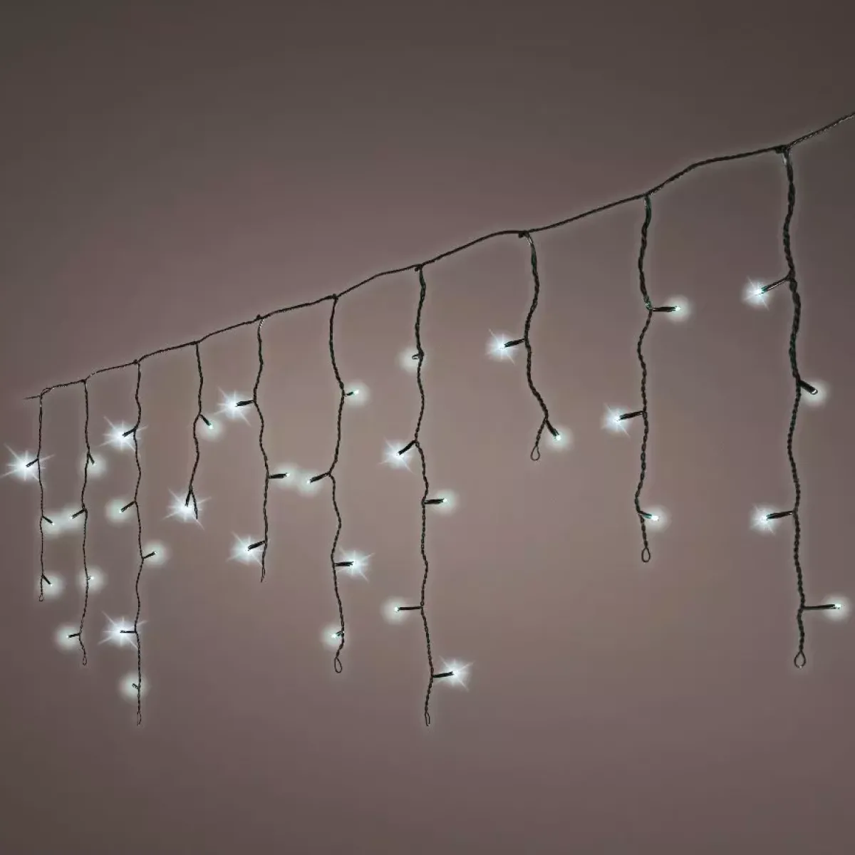 KAEMINGK Ghirlande Di Luci-Stalattite luminosa lung.5 m Bianco freddo 119 LED CN